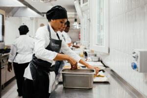 The women for the training are selected based on the following criteria: they must have a passion for food, a work permit and some proficiency in Italian. Photo: Gloria Soverini.