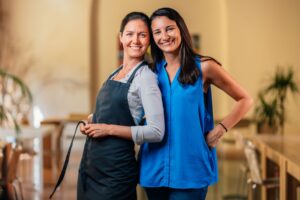 Caroline Caporossi and Jessica Rosval want to focus their help on migrant women between the ages 25-35, who have the biggest difficulties in finding a job and becoming economically independent. Photo: CineFood.